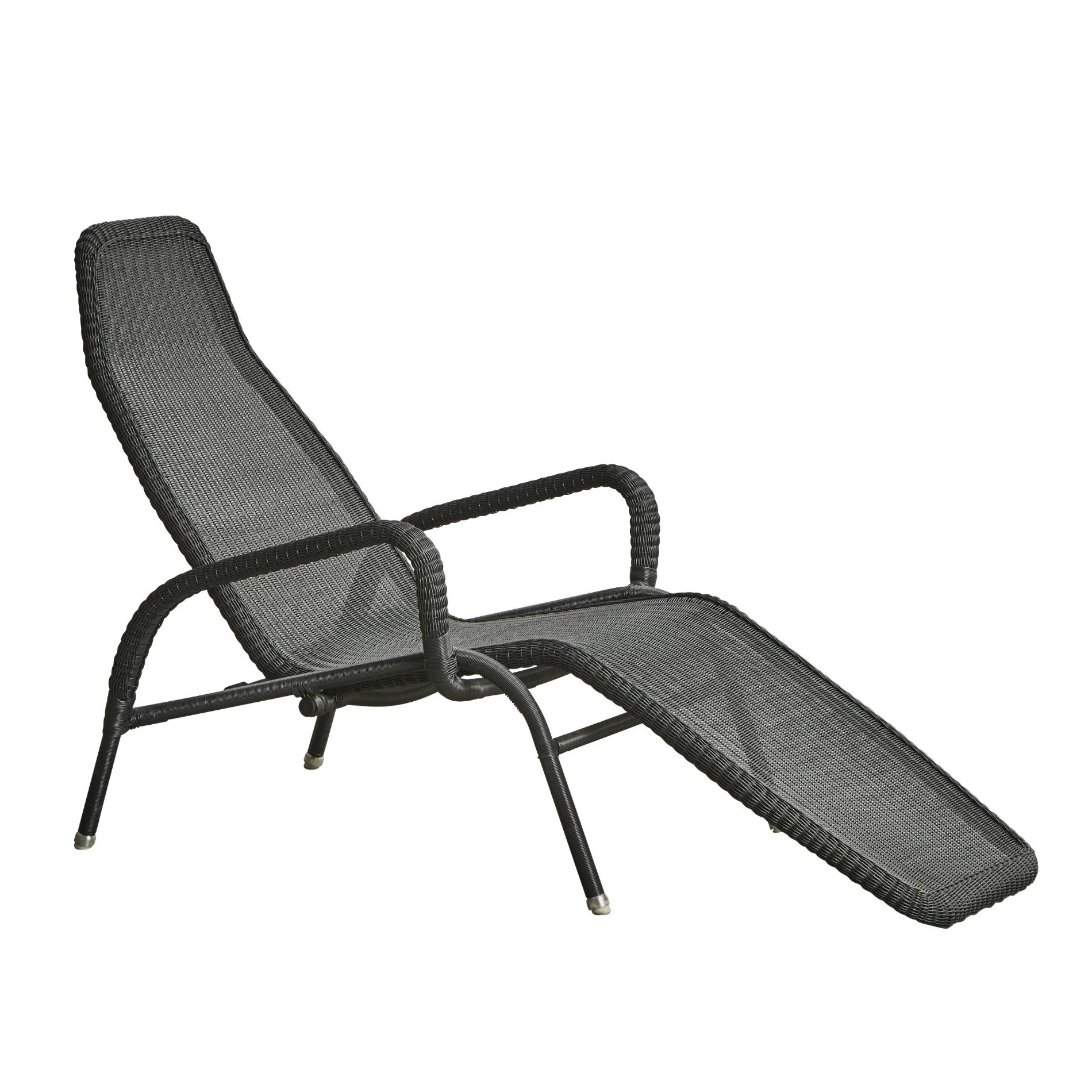 Cane-line "Sunrise" Sonnenliege, Liegefläche Polyrattan graphit