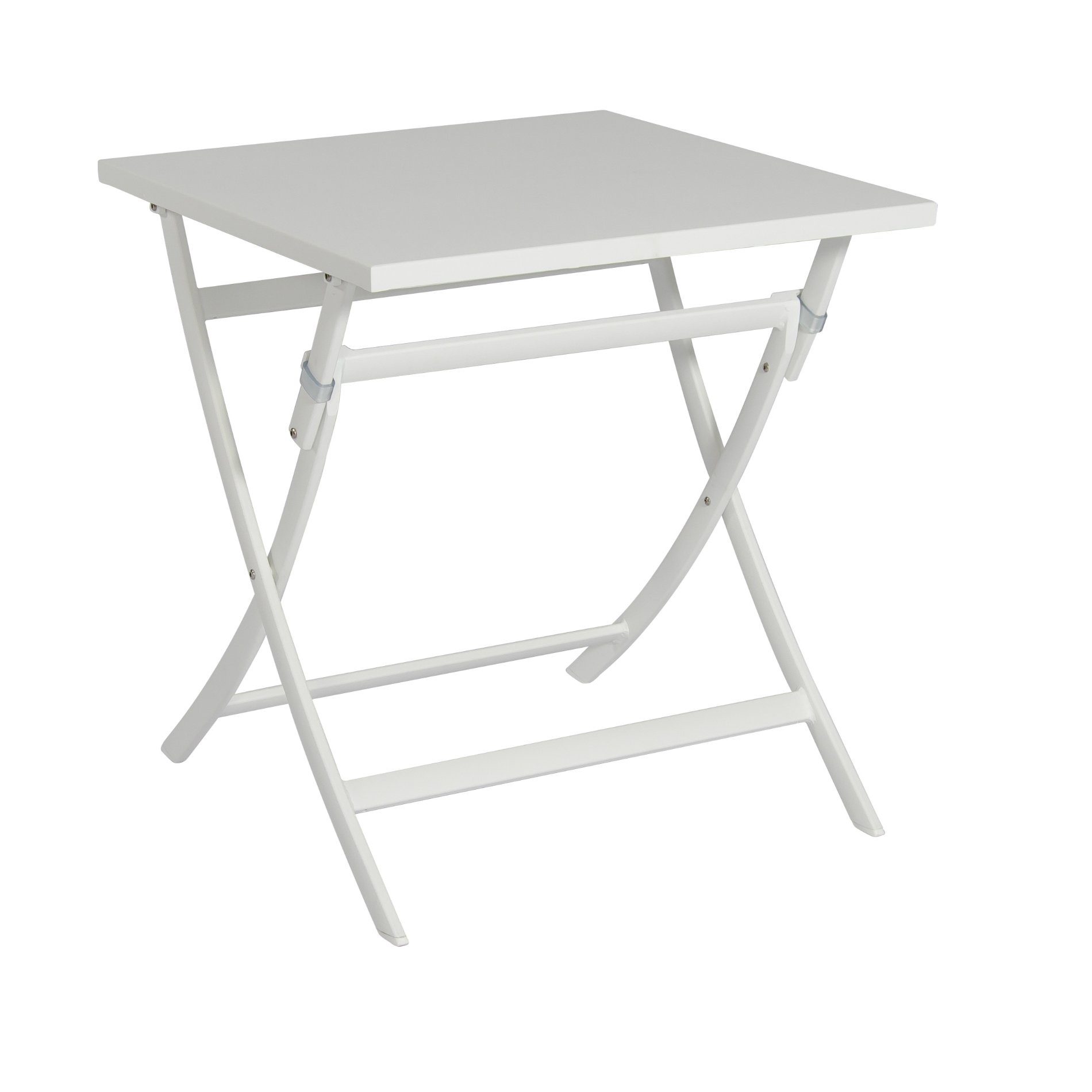 Gartentisch Marida, Klapptisch Jati&Kebon, Aluminium weiss, Länge: 70cm