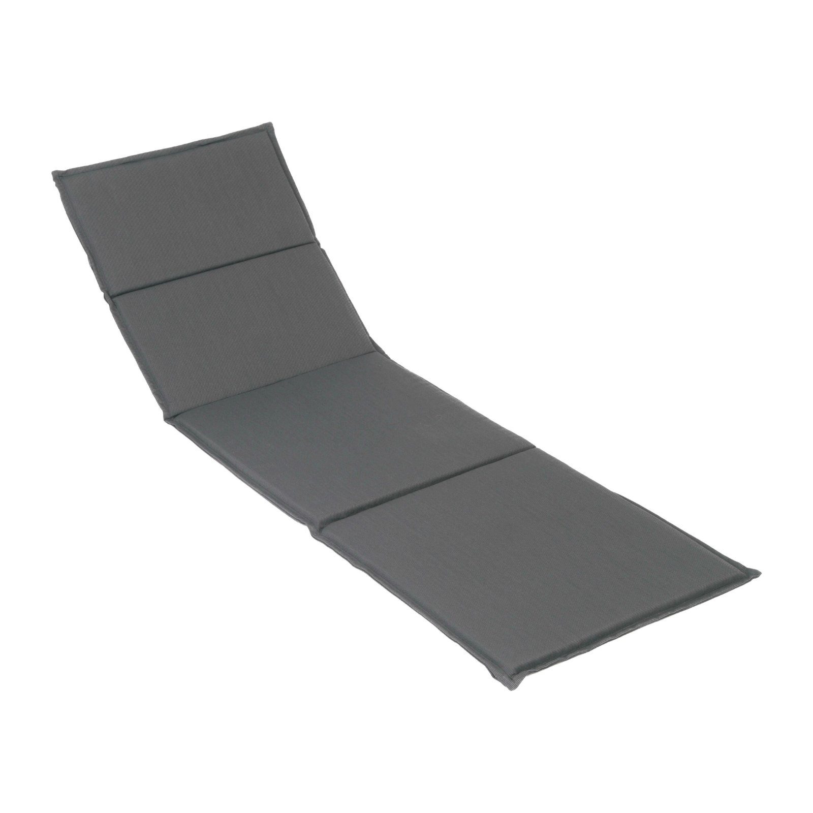 Stern Auflage für Sonnenliege/Rollenliege "Allround", 100% Polyacryl, seidengrau