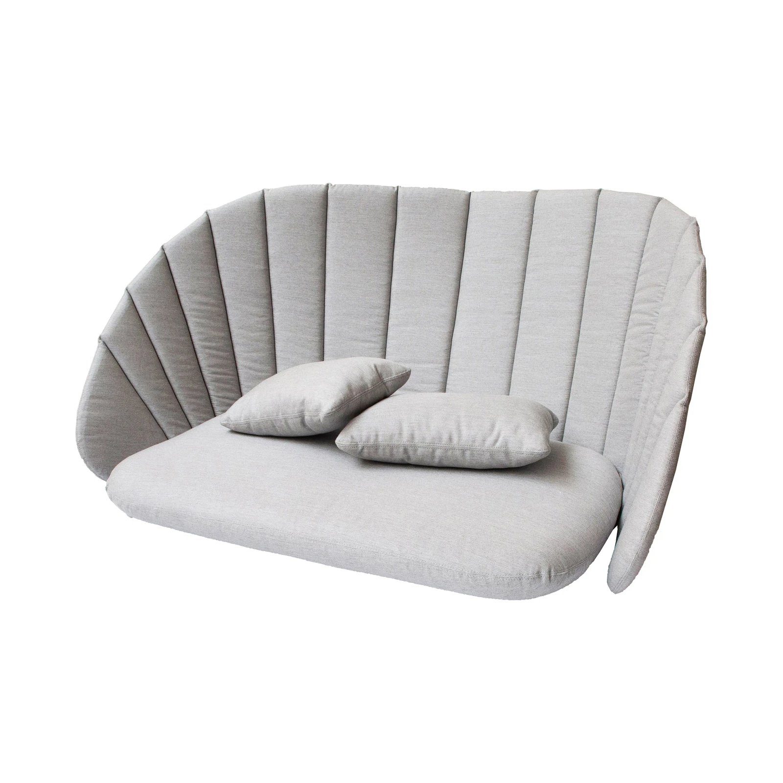 Cane-line Kissensatz für Loungesofa "Peacock", Cane-line Natté hellgrau