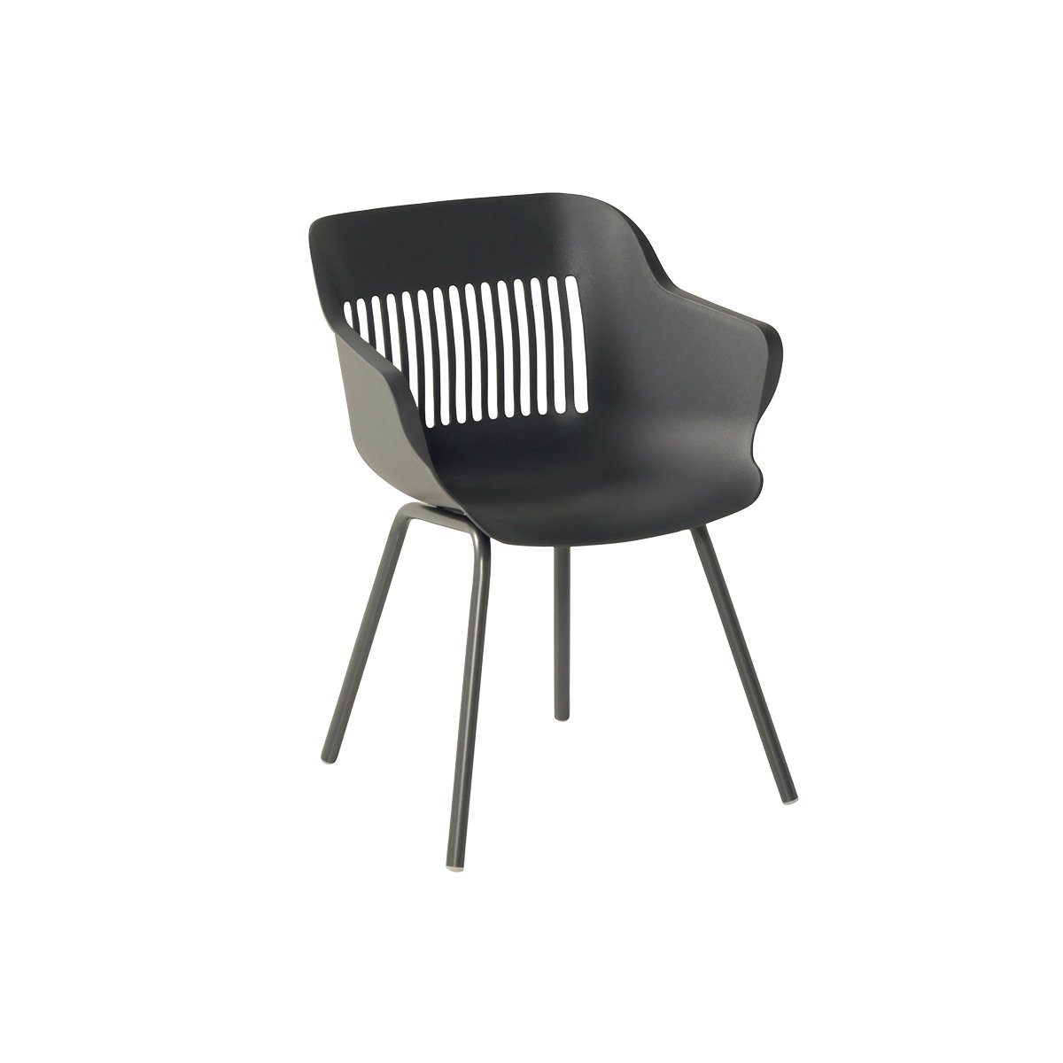 Hartmann Schalenstuhl "Jill", Gestell Aluminium xerix, Sitzschale Kunststoff xerix
