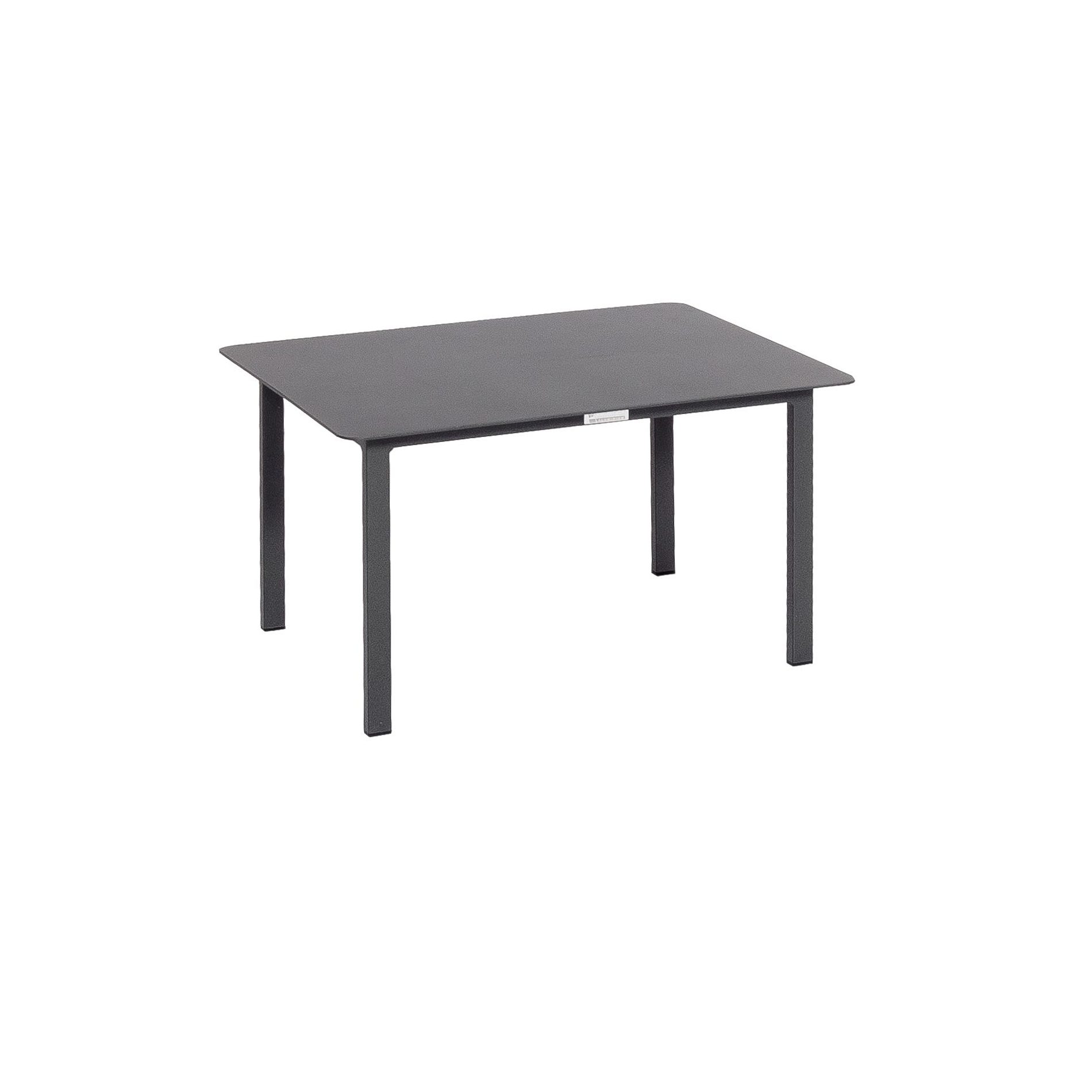 Jati&Kebon "Dransy" Loungetisch, Aluminium eisengrau