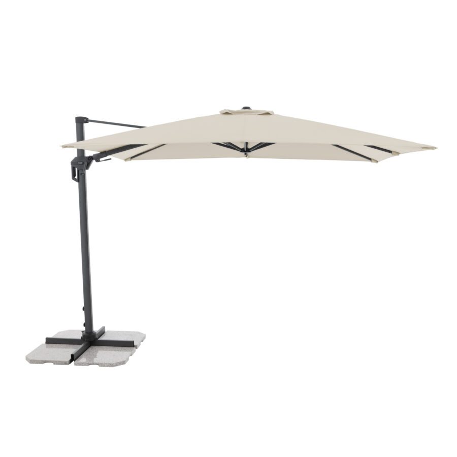 Doppler "Active Green Edition" Ampelschirm, rechteckig, 310x210 cm, Farbe 820 Natur