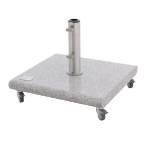 Knirps Granitsockel mit Rollen und Standrohr, 40 kg oder 50 kg
