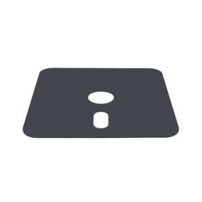 Glatz Decorplatte anthrazit, zu Rollensockel M4 (© by GLATZ AG, Schweiz)