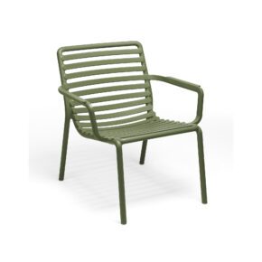 NARDI "Doga Relax" Loungesessel, Gestell und Sitzfläche Kunststoff agave