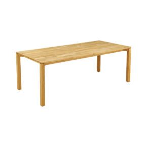 CASA DOMA "Campana" Gartentisch 210x100cm, Teakholz