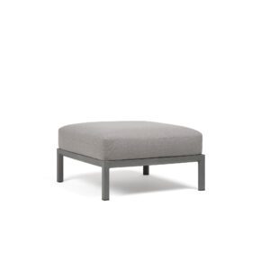 NARDI "Maximo" Loungehocker, Kunststoff basalto, Kissen Sunbrella® lava